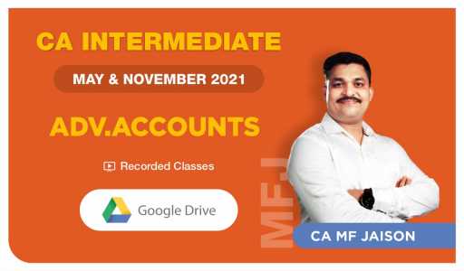 CA Inter Adv. Accounts by CA MF Jaison