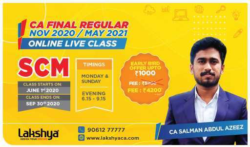 CA Final SCM By CA Salman Abdul Azeez