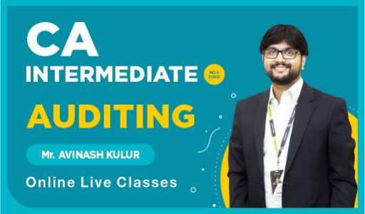 May 2021 CA Inter crash Auditing- Mr. Avinash Kulur