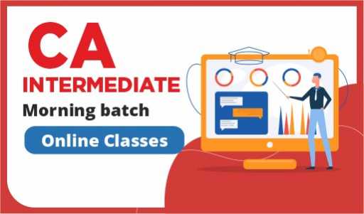 CA Inter Morning Batch online class