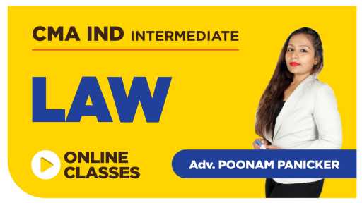 Old Batch - CMA India Intermediate - Law by Adv Poonam Panicker